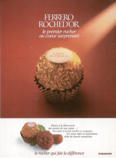 Ferrero on sale rocher slogan