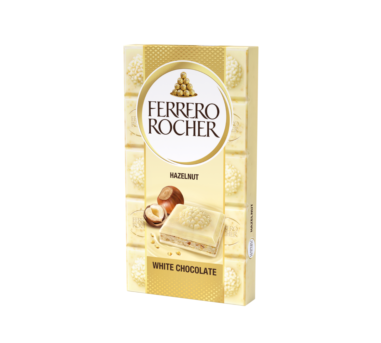 Delicious Ferrero Kusschen chocolates isolated above white…