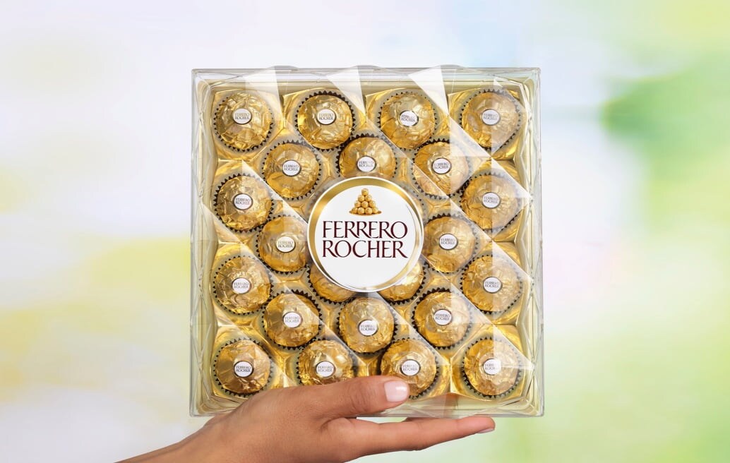 Packaging on sale ferrero rocher