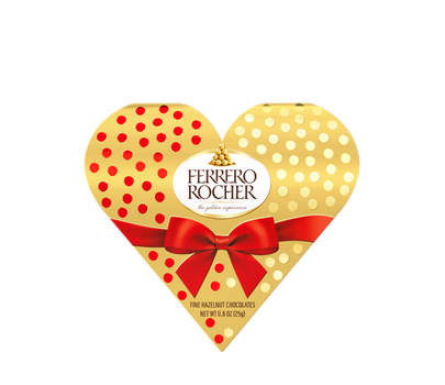 Luxury Heart Shaped Chocolate Giftbox Kitkat Ferrero Rocher