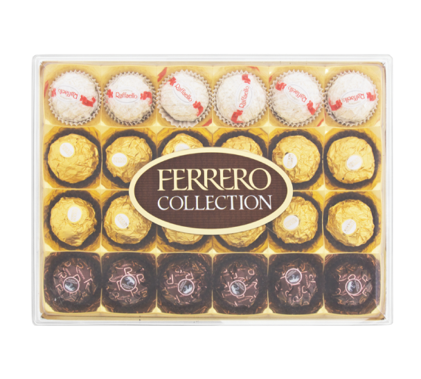 Ferrero 15 Piece Box Raffaello, Chocolate Flavor
